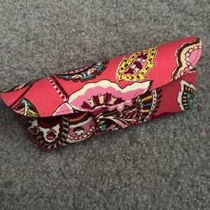 Vera Bradley | Pink Paisley Eye Glasses Case